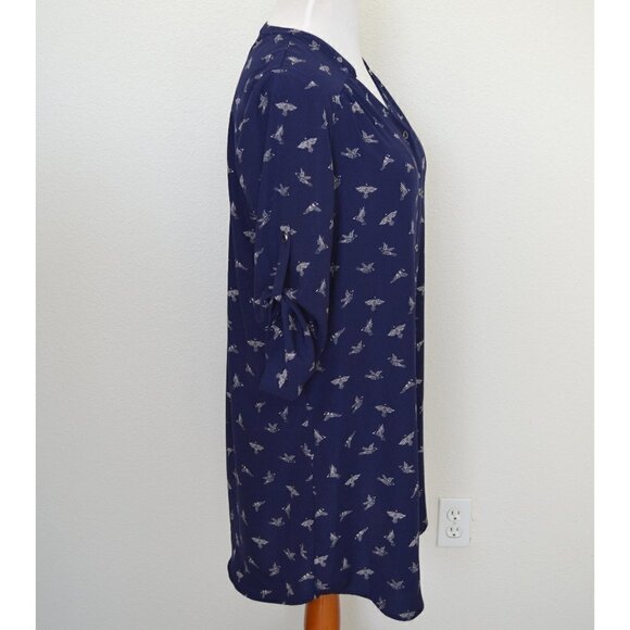 41 Hawthorn CRISTEN Shirt Dress Bird Print - Picture 5 of 8
